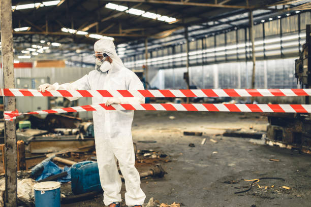 Professional Biohazard technician working in Ashland, PA
